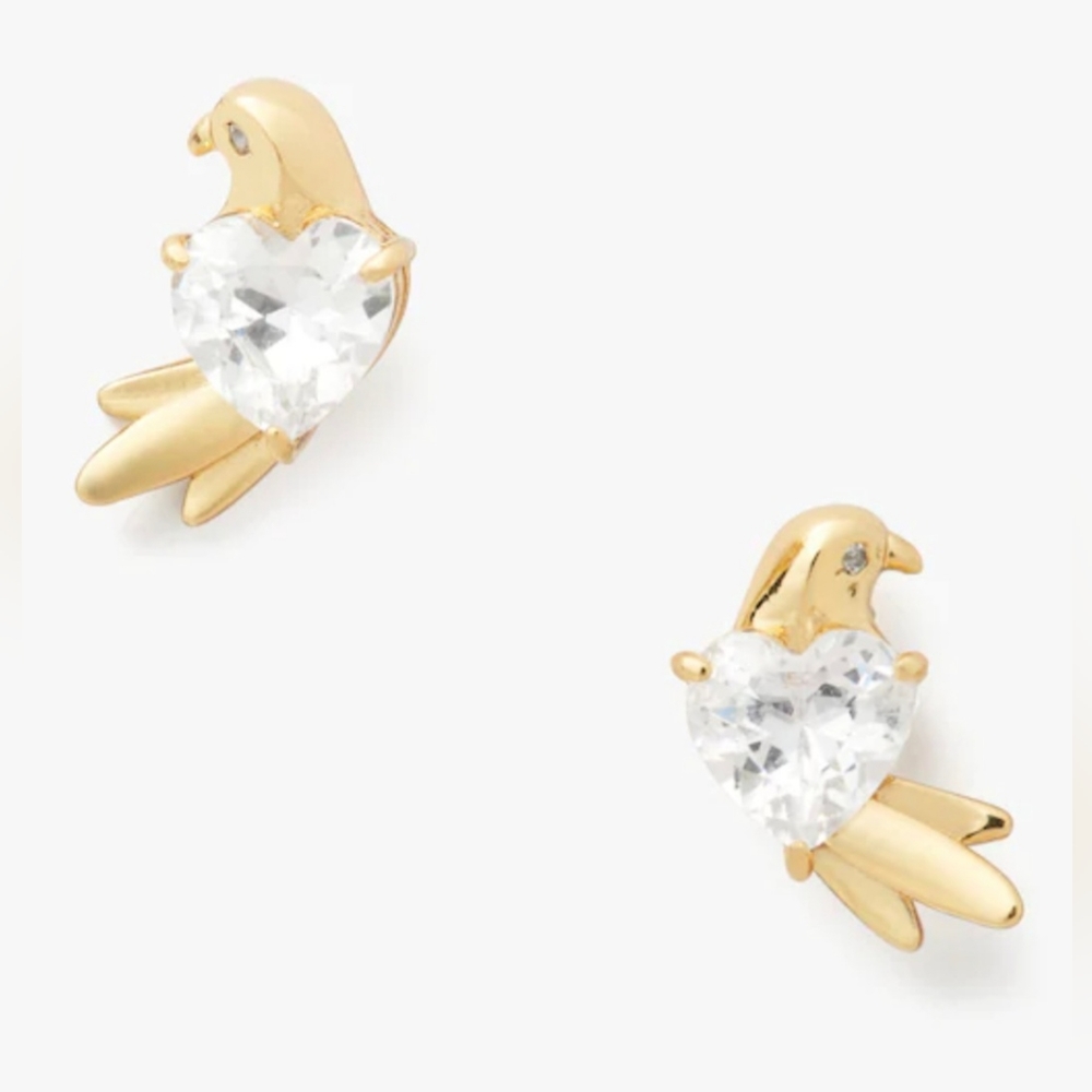 NWT Kate Spade Love Birds Studs